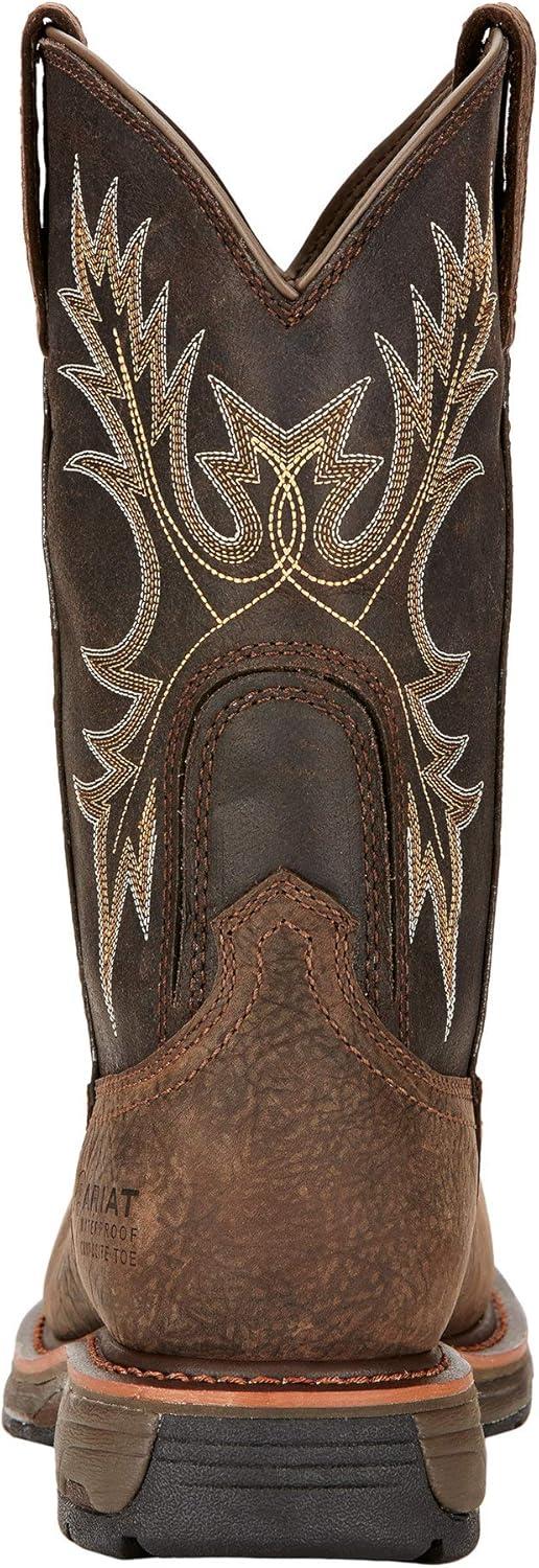 imageAriat Mens Workhog SQ Toe ST Work BootRye Brown