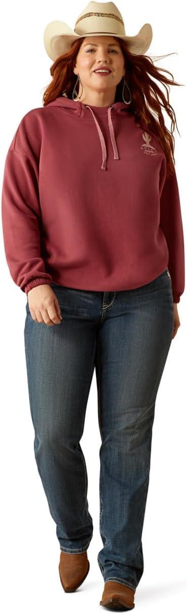 imageAriat WSL Womens Black Leopard Essential HoodieDry Rose