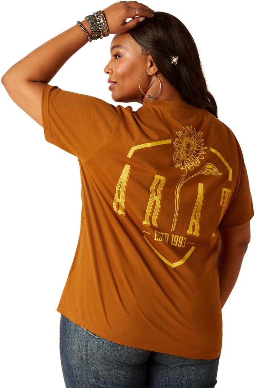 imageAriat Womens Ariat Denim Label TShirtRubber