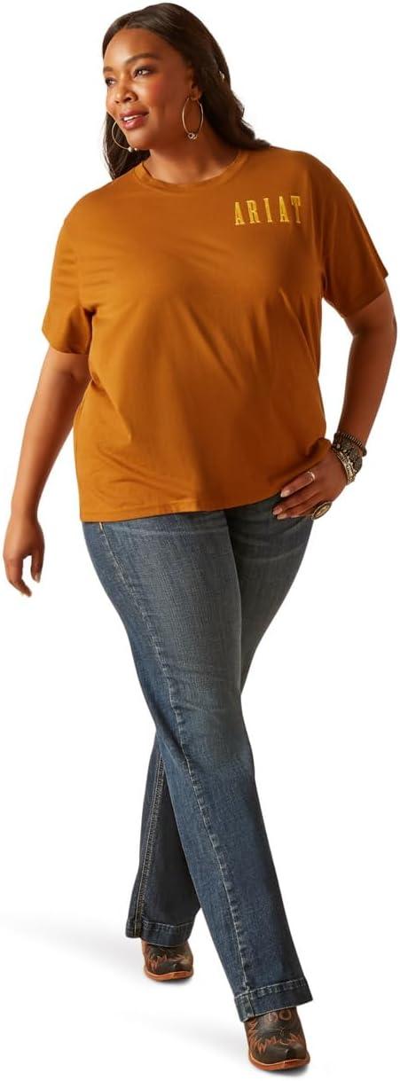 imageAriat Womens Ariat Denim Label TShirtRubber