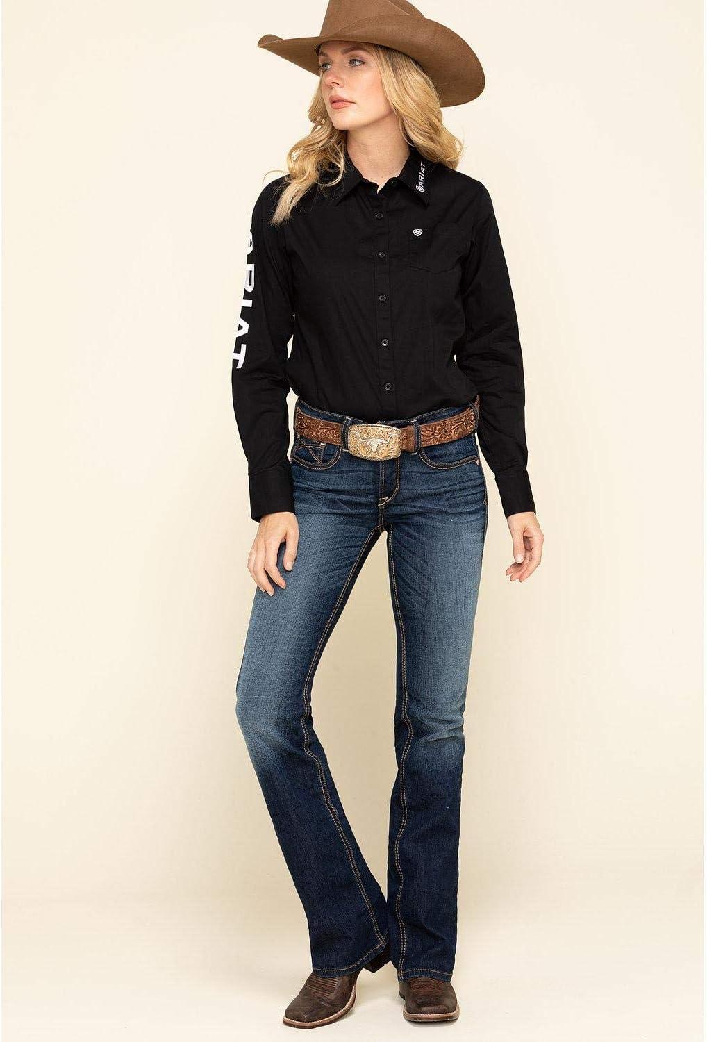 imageAriat Womens Kirby Pro Tawny Port ShirtBlack