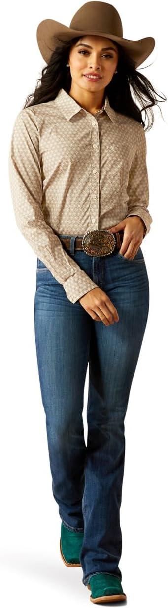 imageAriat Womens Kirby Pro Tawny Port ShirtCaidan Sea Spray