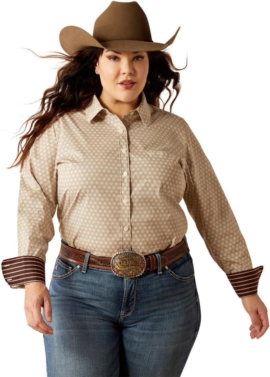 imageAriat Womens Kirby Pro Tawny Port ShirtCaidan Sea Spray