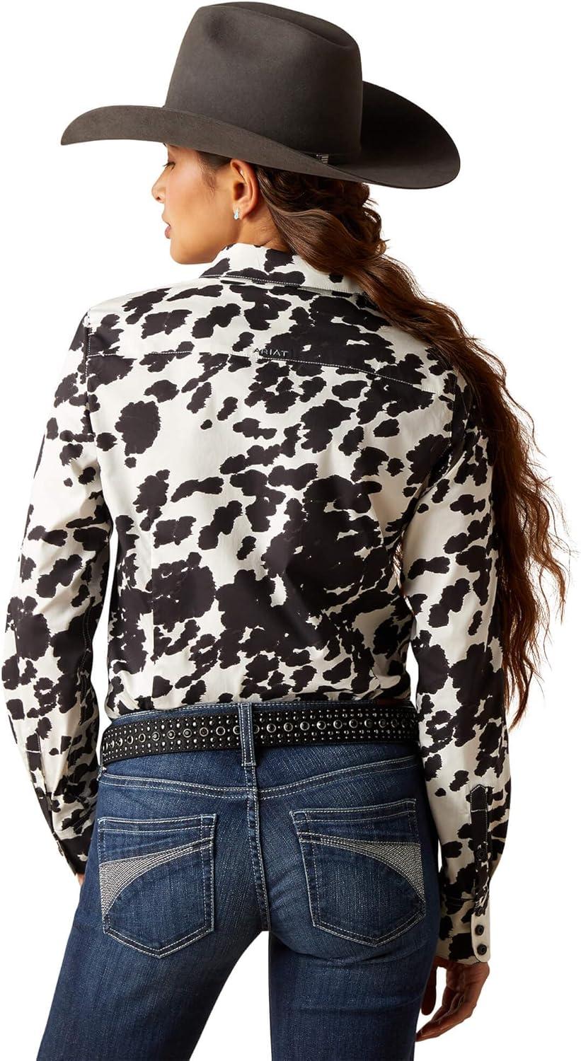 imageAriat Womens Kirby Pro Tawny Port ShirtCow