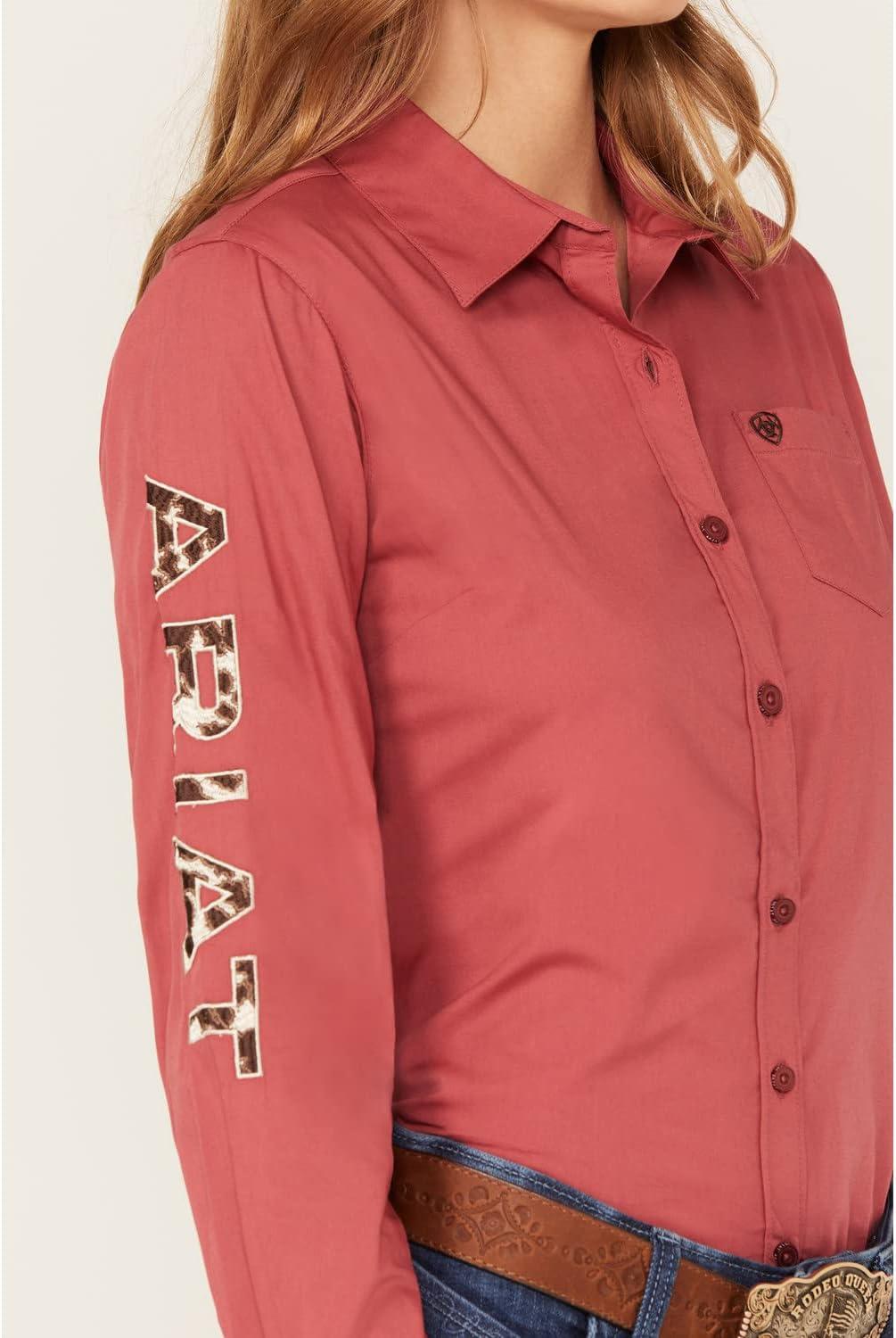 imageAriat Womens Kirby Pro Tawny Port ShirtRed