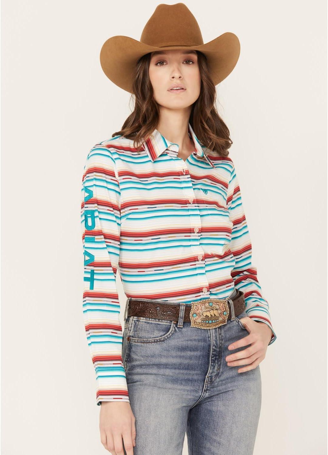 imageAriat Womens Kirby Pro Tawny Port ShirtRosa Serape