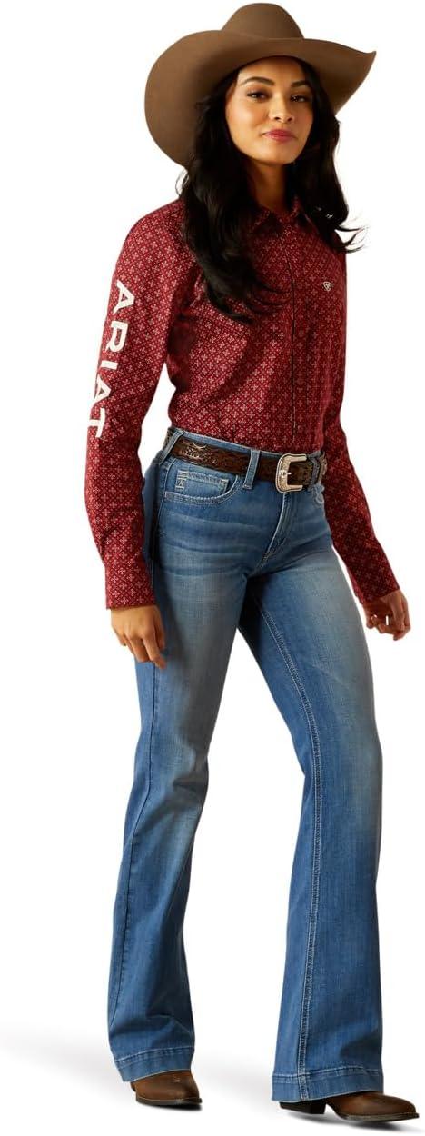 imageAriat Womens Kirby Pro Tawny Port ShirtSanders Print