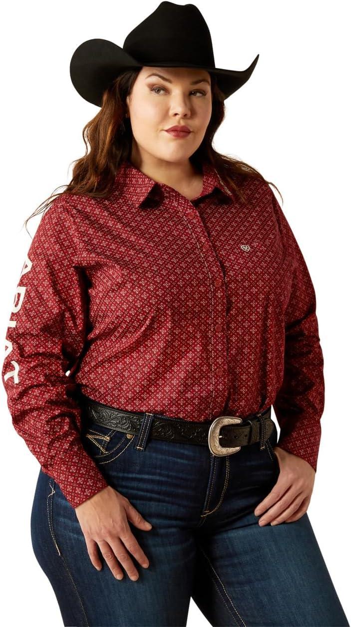 imageAriat Womens Kirby Pro Tawny Port ShirtSanders Print