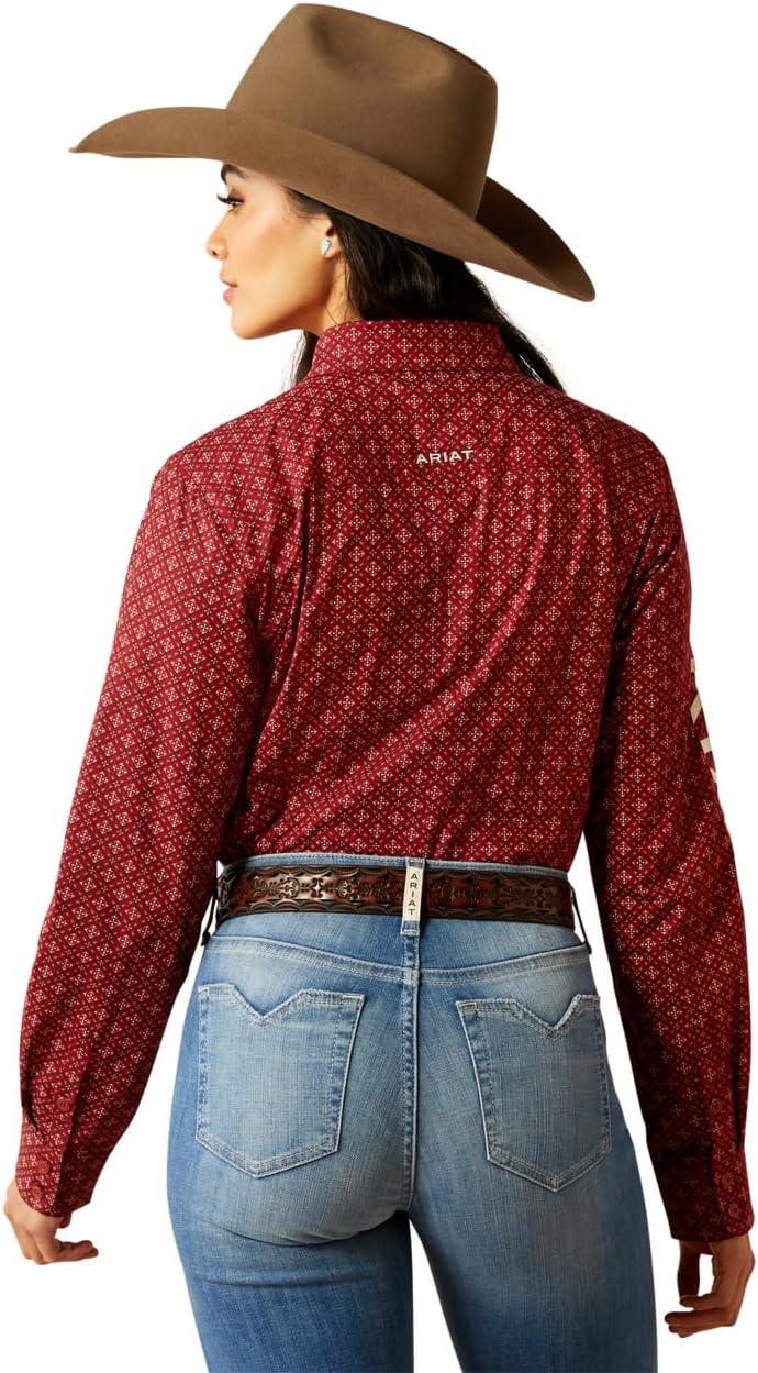 imageAriat Womens Kirby Pro Tawny Port ShirtSanders Print