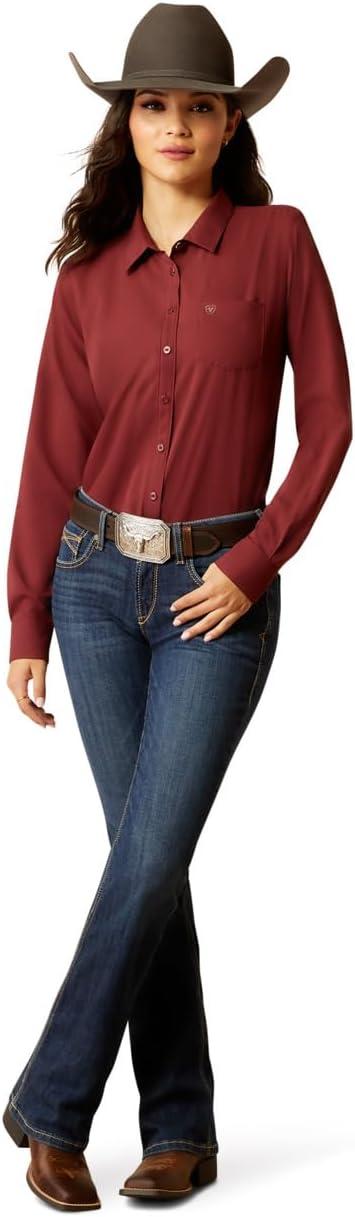 imageAriat Womens Kirby Pro Tawny Port ShirtTawny Port