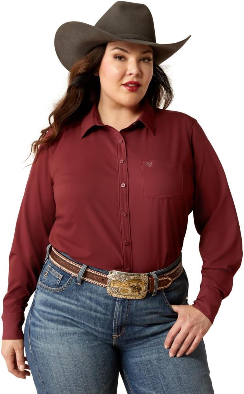 imageAriat Womens Kirby Pro Tawny Port ShirtTawny Port