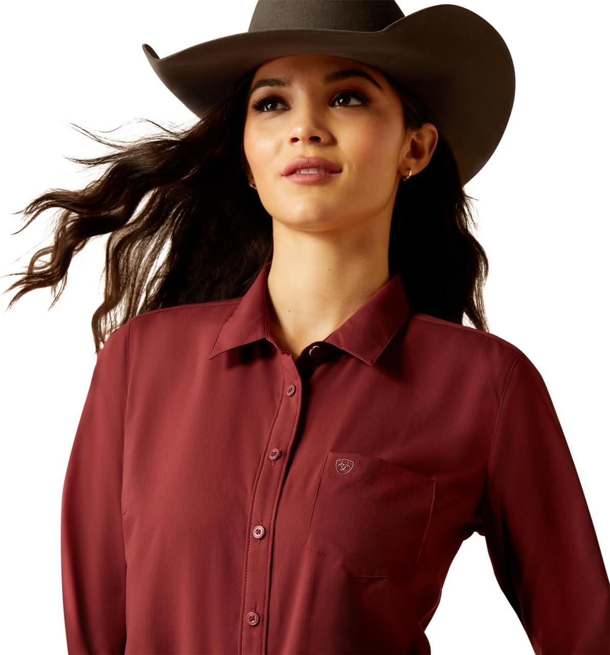 imageAriat Womens Kirby Pro Tawny Port ShirtTawny Port