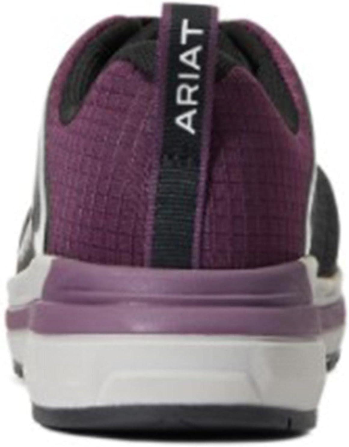 imageAriat Womens Outpace Black Composite Toe Work ShoeBlackShadow Purple