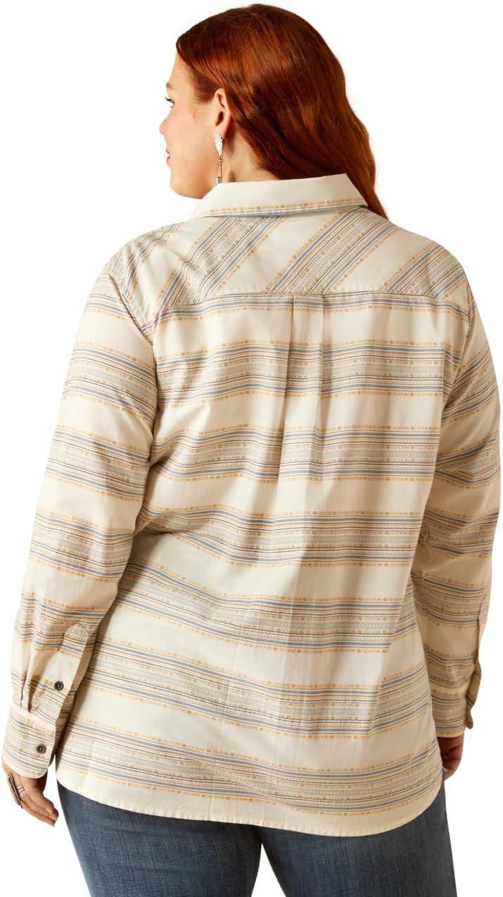 imageAriat Womens Real Billie Jeans ShirtMustard Jacquard