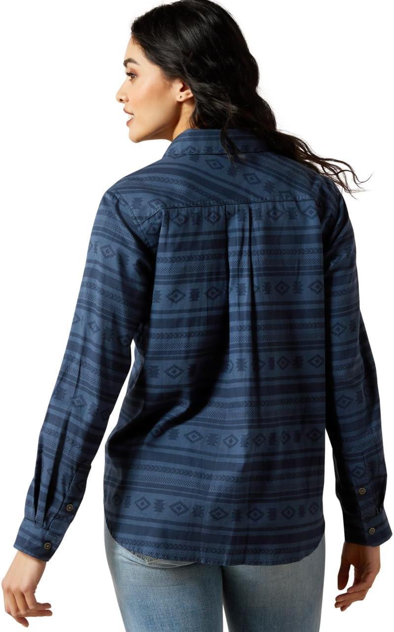 imageAriat Womens Real Billie Jeans ShirtVintage Indigo Southwest