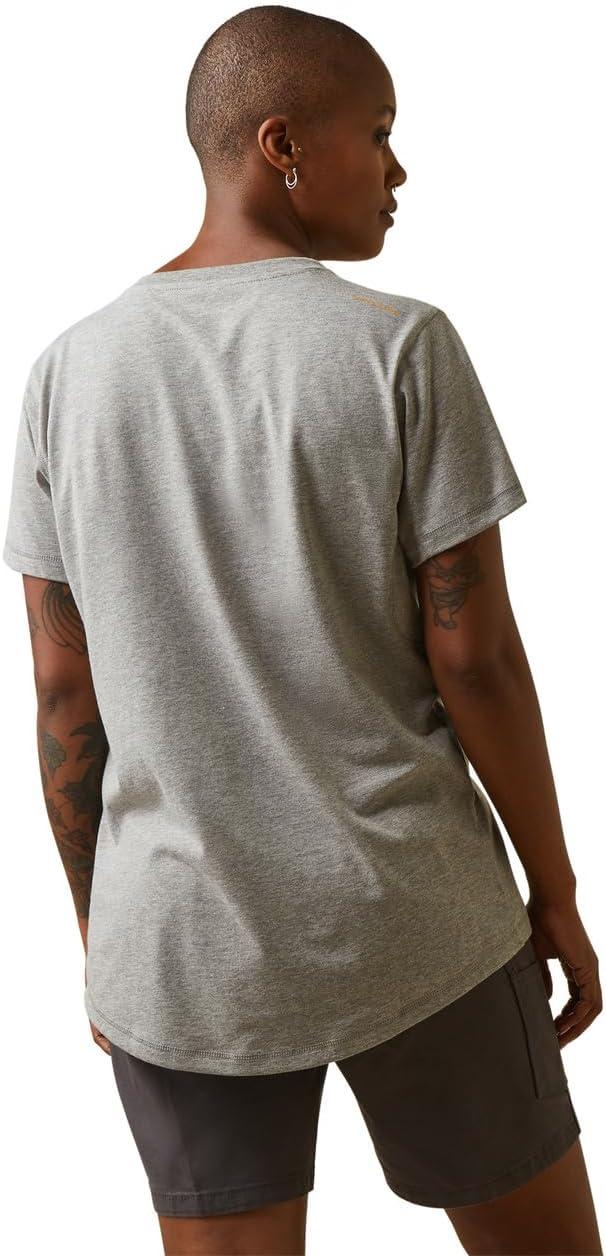imageAriat Womens Rebar Workman TShirtHeather Grey