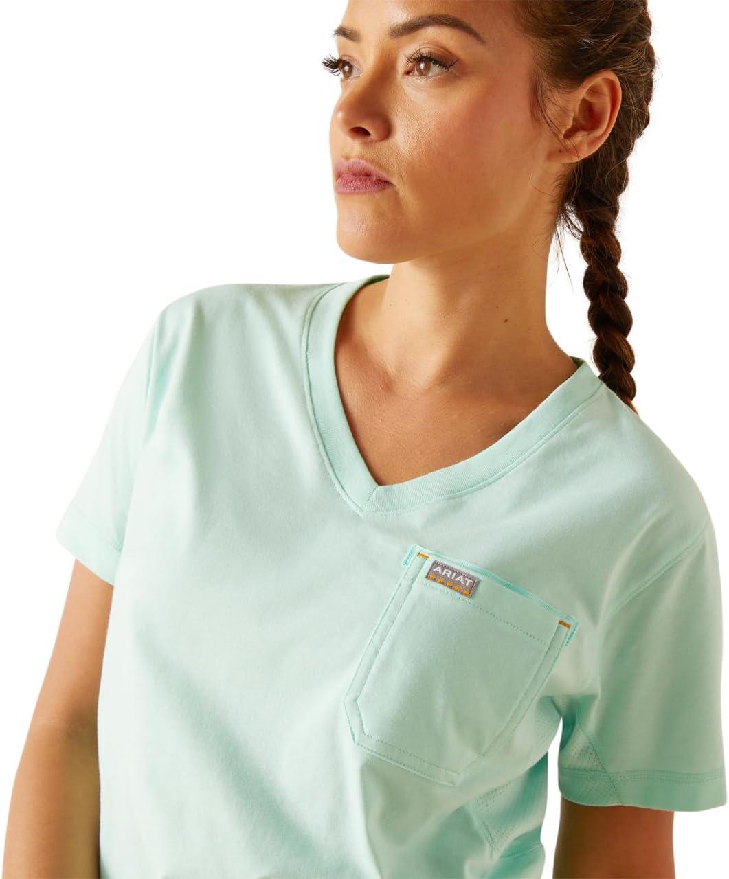 imageAriat Womens Rebar Workman TShirtYucca