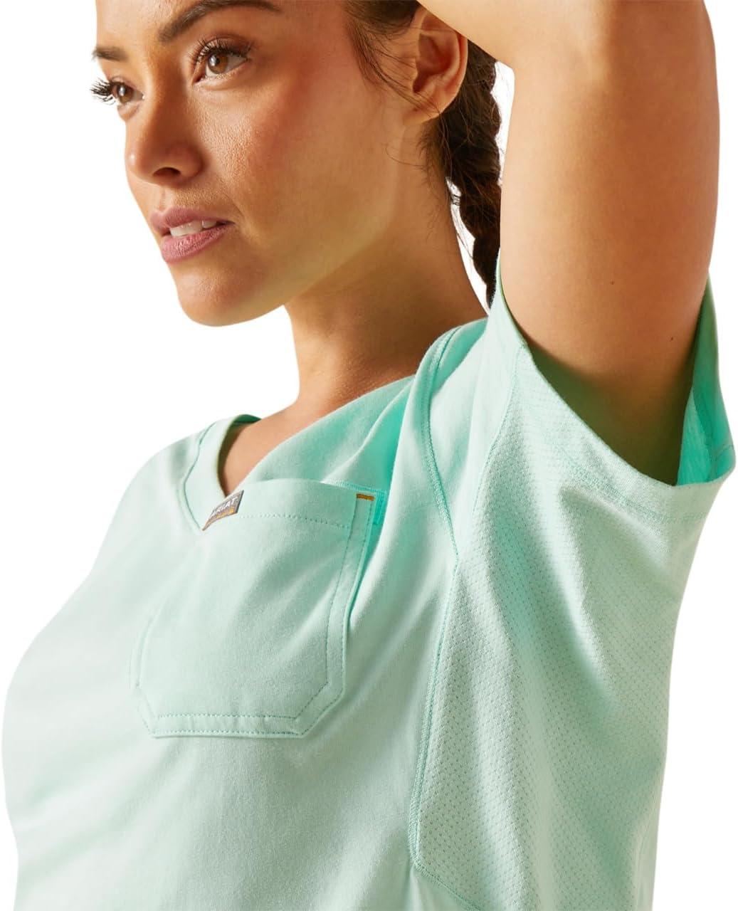 imageAriat Womens Rebar Workman TShirtYucca