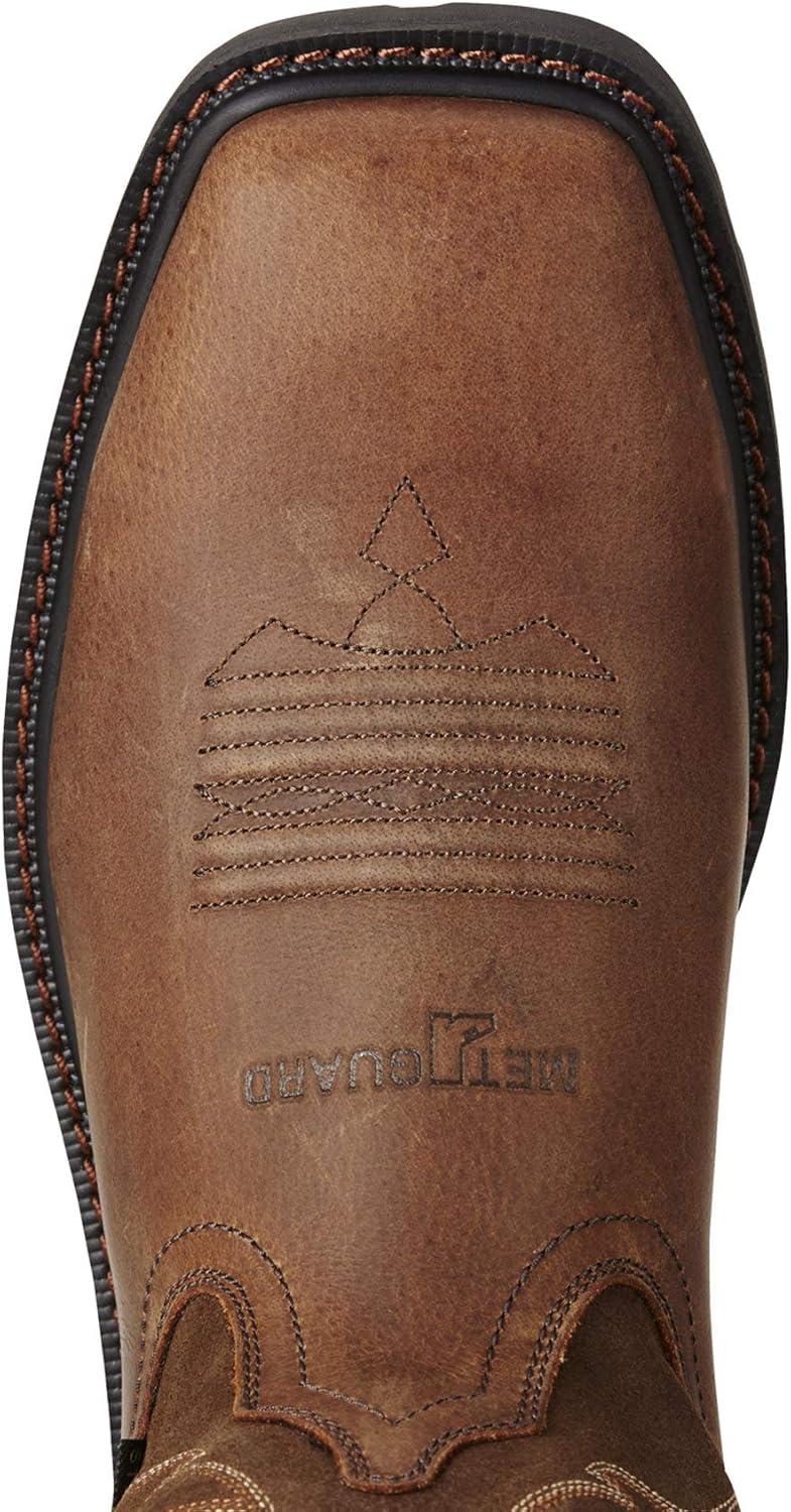 imageAriat Work Mens Groundbreaker Wide Square Metguard Steel Toe BootBrown