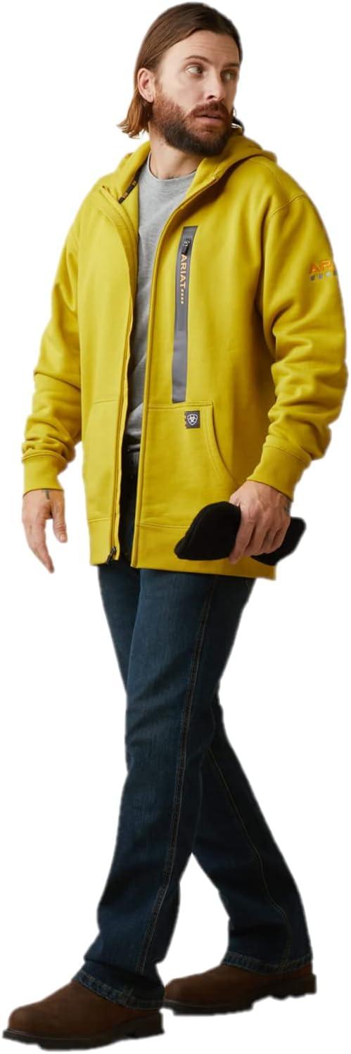 imageAriat mens Rebar Workman Full Zip HoodieAntique Moss