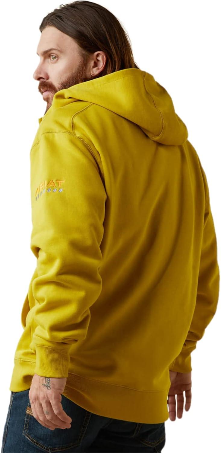 imageAriat mens Rebar Workman Full Zip HoodieAntique Moss