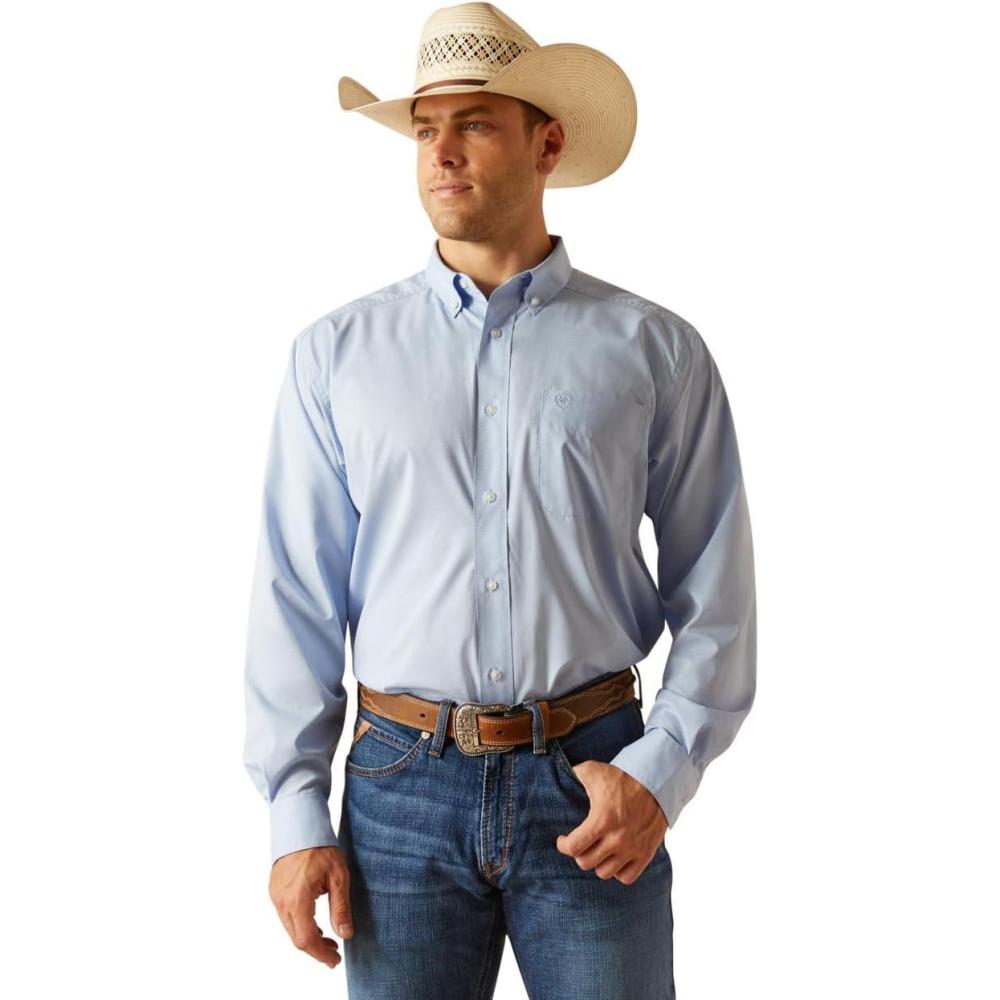 imageARIAT 360 Airflow Classic Fit ShirtLight Blue