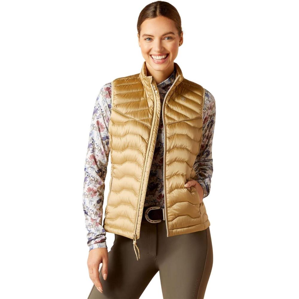 imageARIAT Ladies Ideal 30 Down VestIridescent Fields of Rye