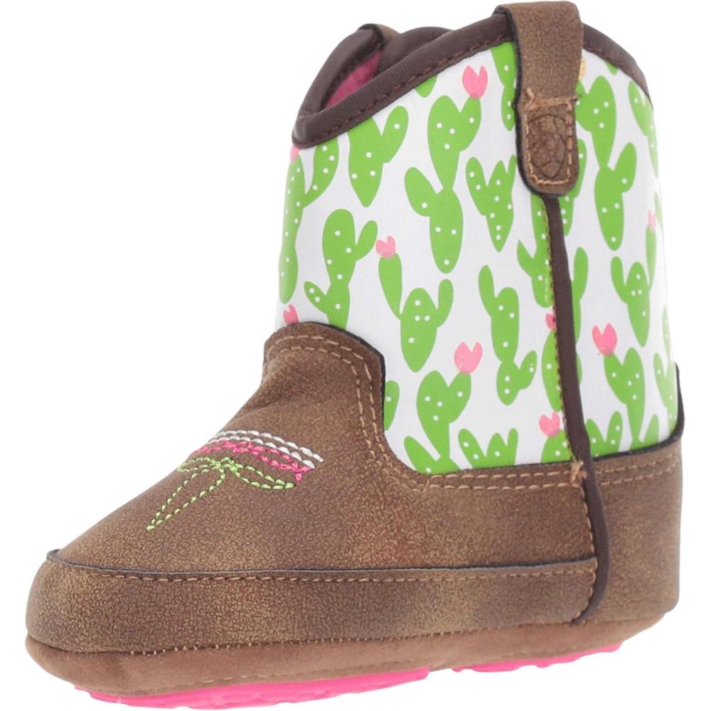 imageARIAT Lil Stompers Infant Unisex Western BootsBrown Anaheim