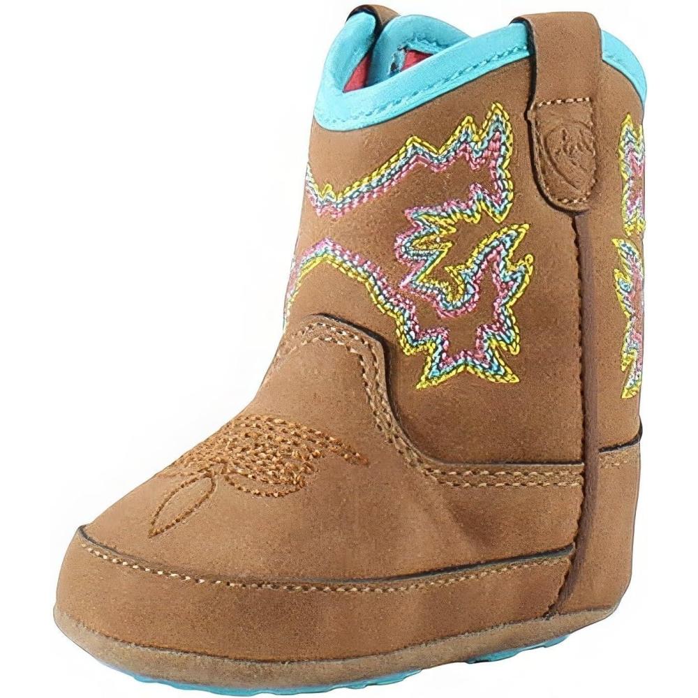 imageARIAT Lil Stompers Infant Unisex Western BootsBrown Delilah