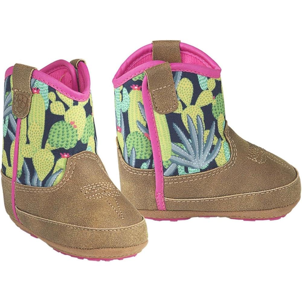 imageARIAT Lil Stompers Infant Unisex Western BootsTan Roswell