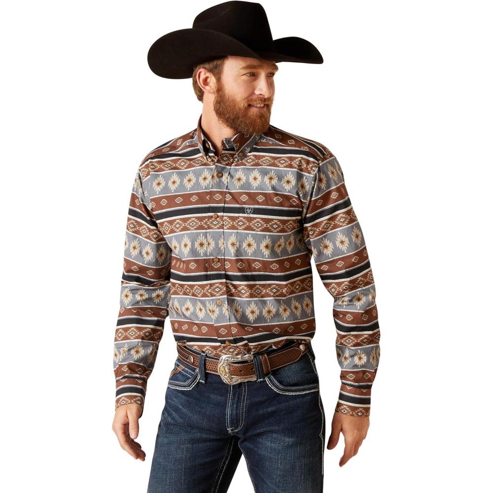 imageARIAT Mens Nelly Fitted ShirtQuiet Shade