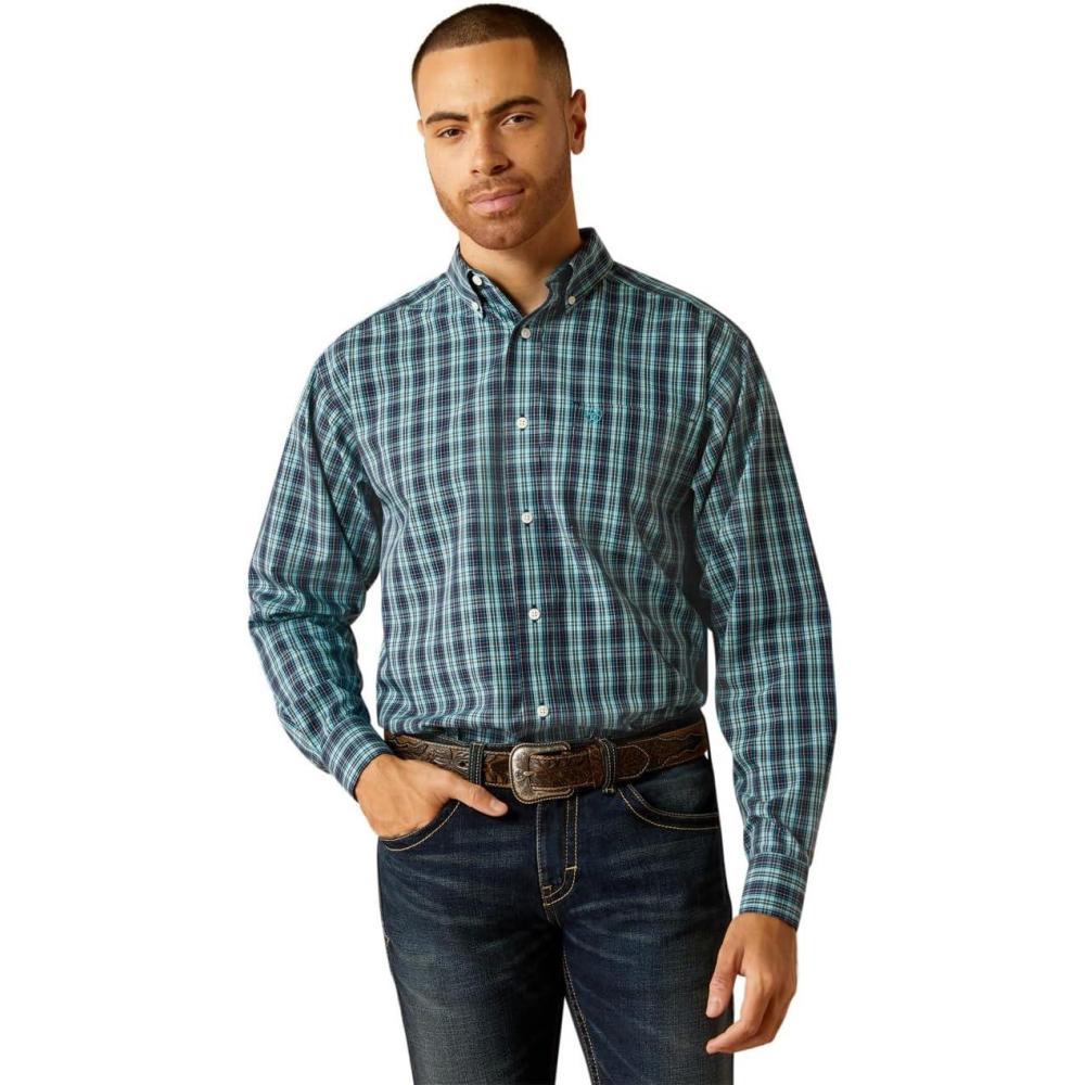 imageARIAT Mens Pro Series Classic Fit ShirtDark Teal
