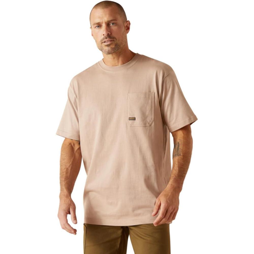 imageARIAT Mens Rebar Cotton Strong Stacking DimesBark