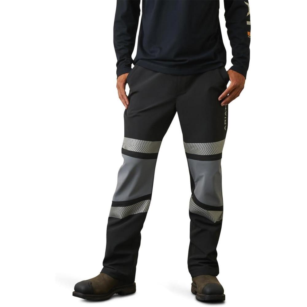 imageARIAT Mens Rebar Durastretch Pullon Straight PantBlack