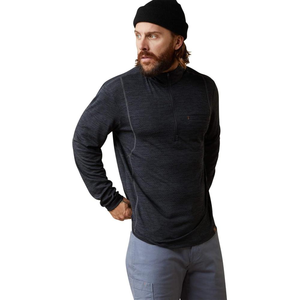 imageARIAT Mens Rebar Evolution 12 Zip TShirtBlack