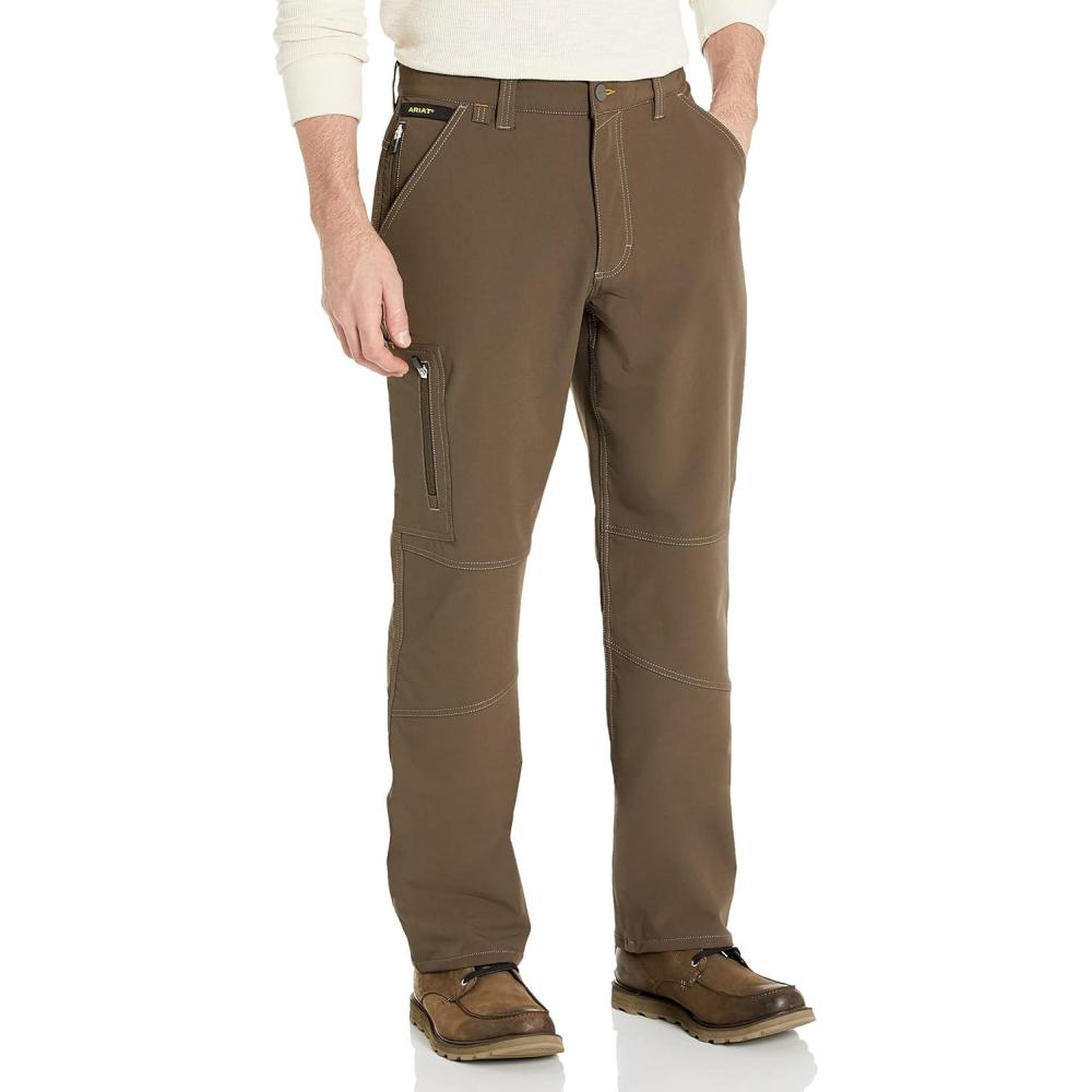 imageARIAT Mens Rebar M5 Durastretch Dritek Softshell Straight PantBrown