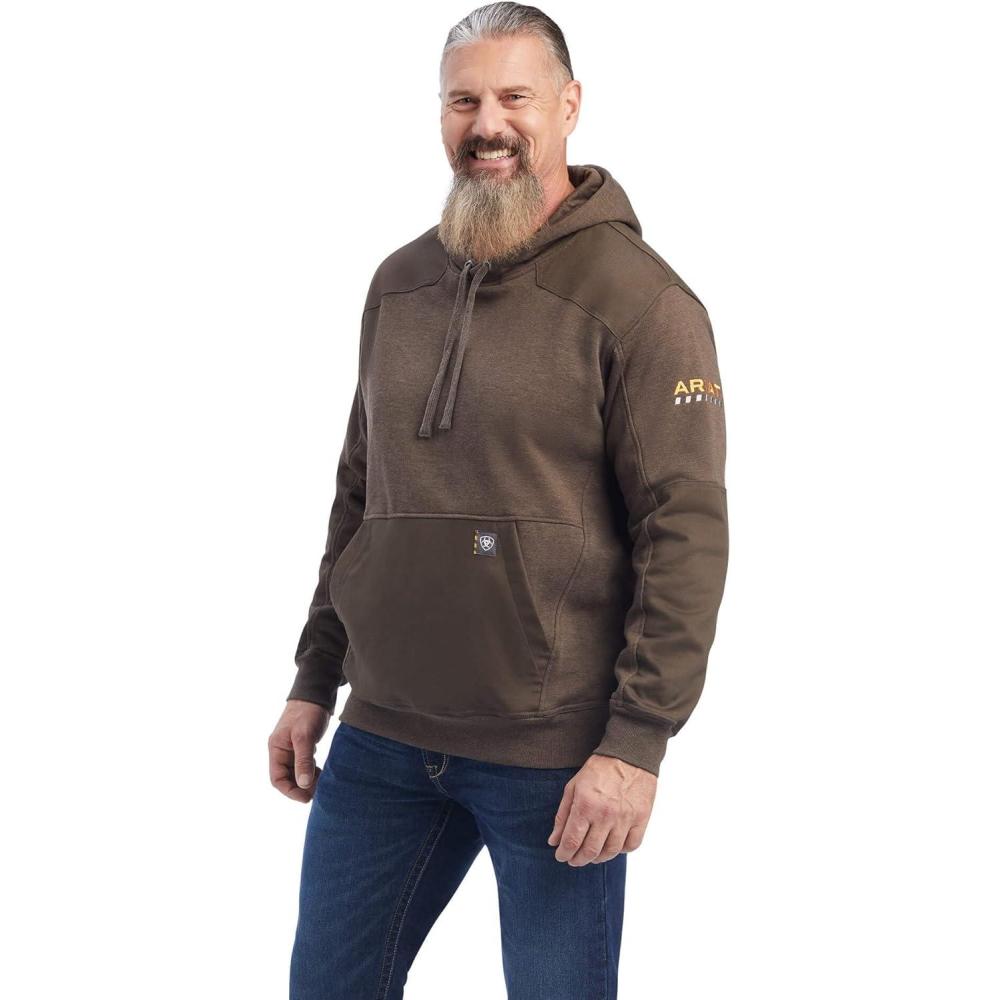 imageARIAT Mens Workman DuraCanvas HoodieWren Heather