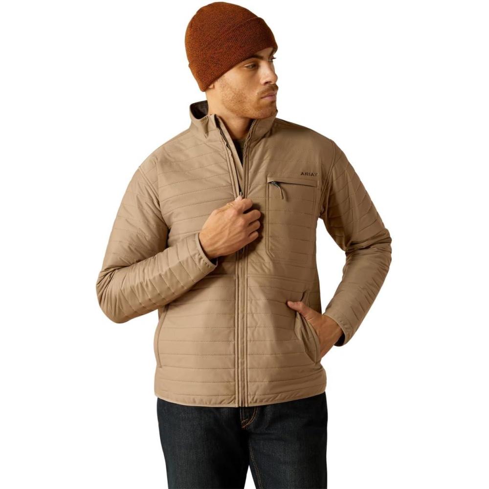imageARIAT Mens Wylie Full Zip JacketKhaki