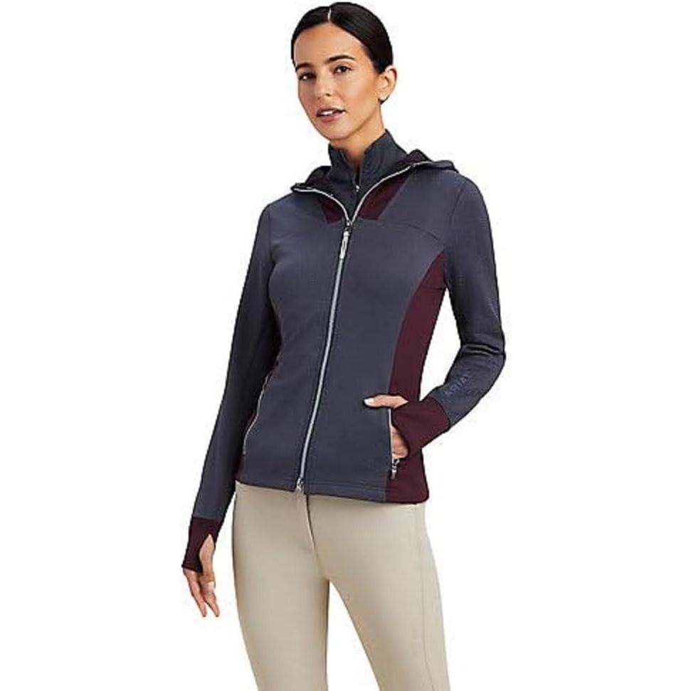 imageARIAT Womens Lumina Full Zip HoodieEbony