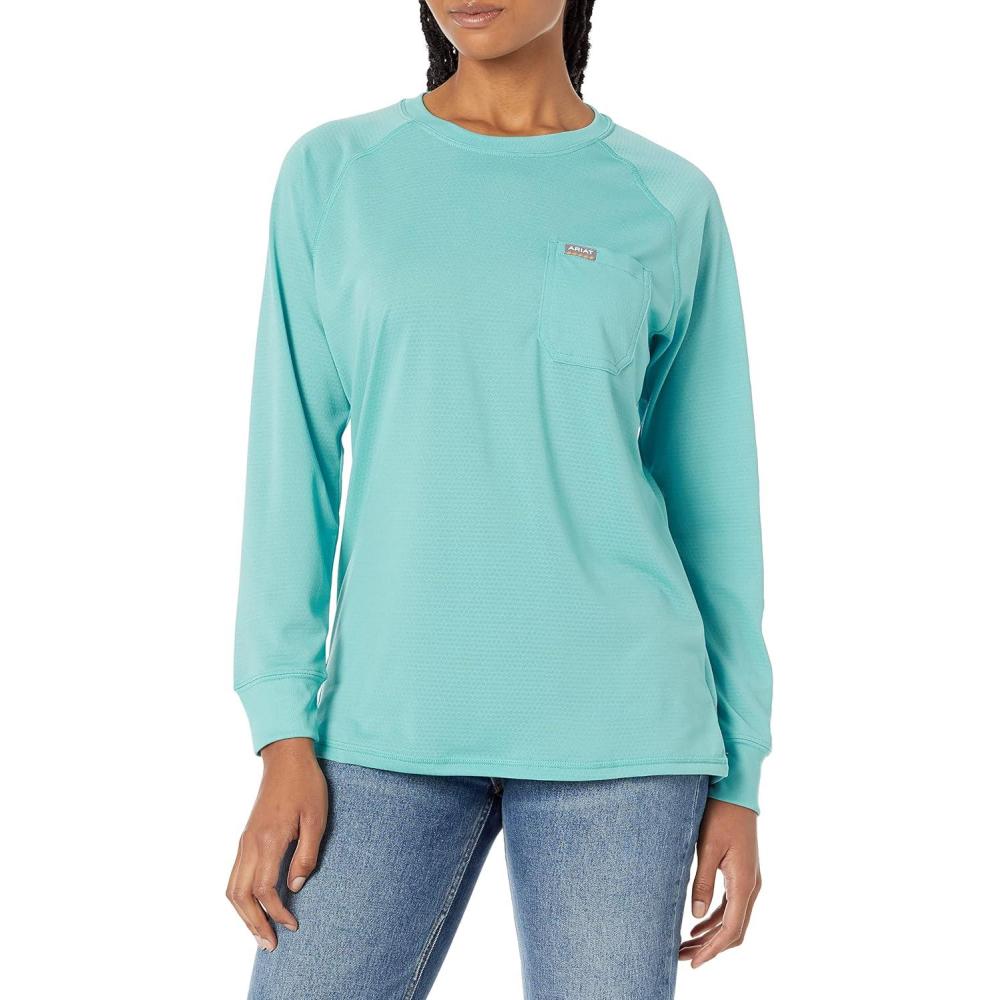 imageARIAT Womens Rebar Heat Fighter TShirtMeadowbrook