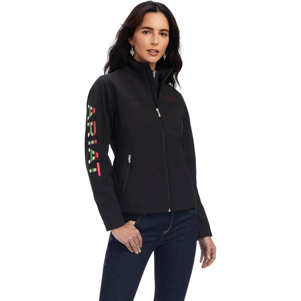imageARIAT Womens Rosas Team Softshell JacketBlack