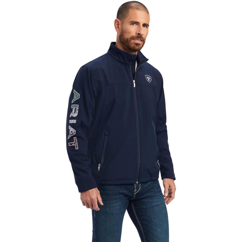 imageARIAT mens Thunderbird Team Softshell JacketEbony