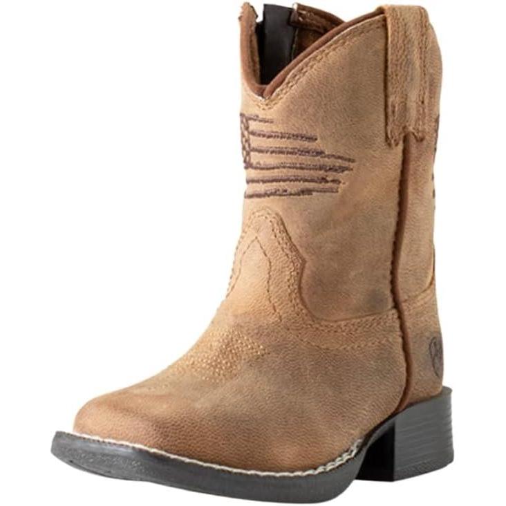imageAriat Lil Stompers Briar Boots for Toddlers Sizes 47  A441002402Brown Anthem Patriot