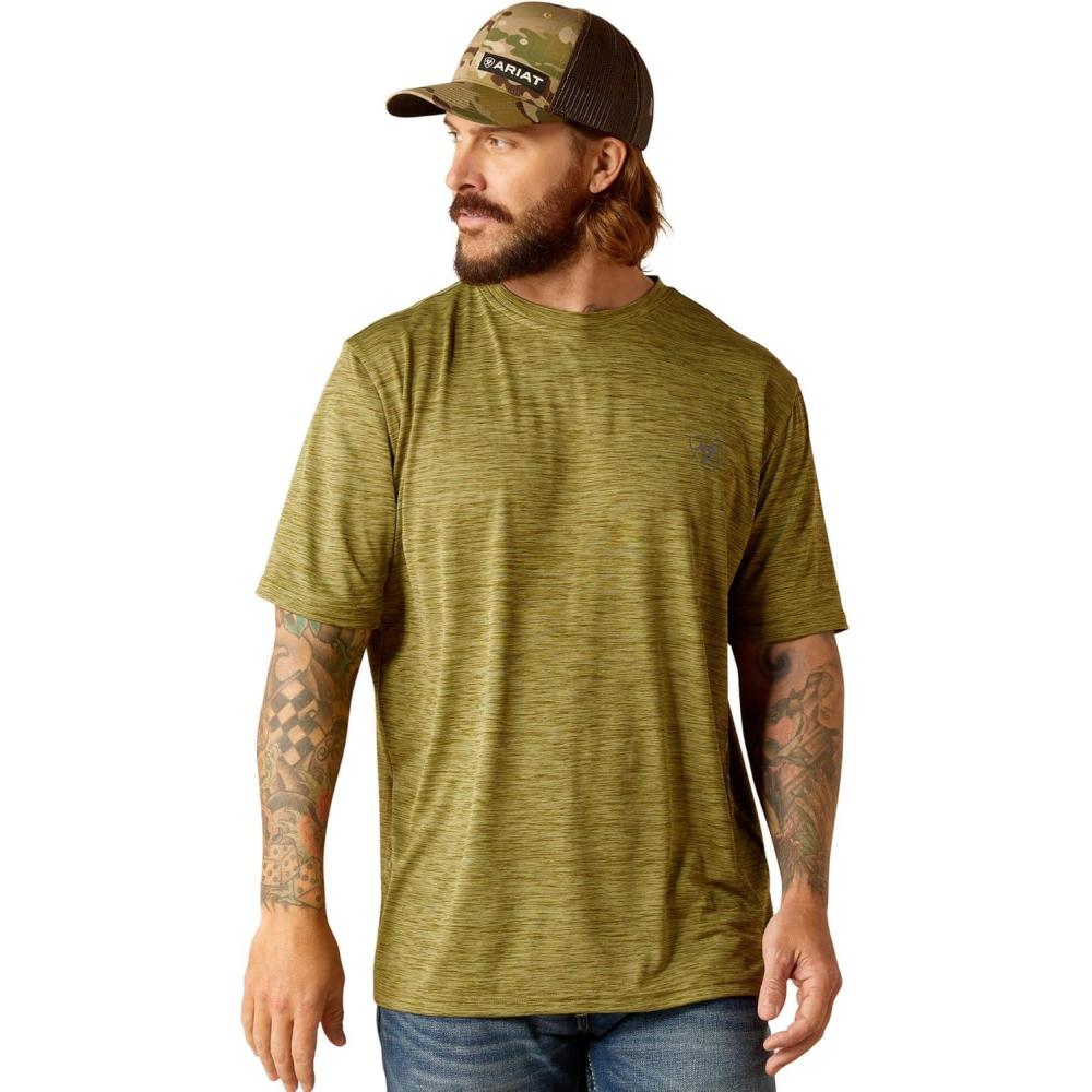 imageAriat Mens Charger Basic TeeCotton Sage