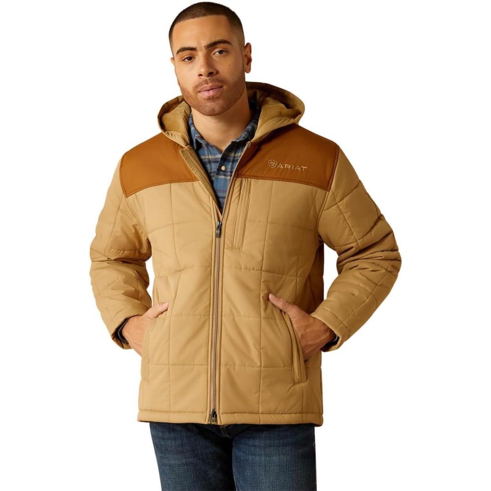 imageAriat Mens Crius Hooded Insulated JacketKelpRubber