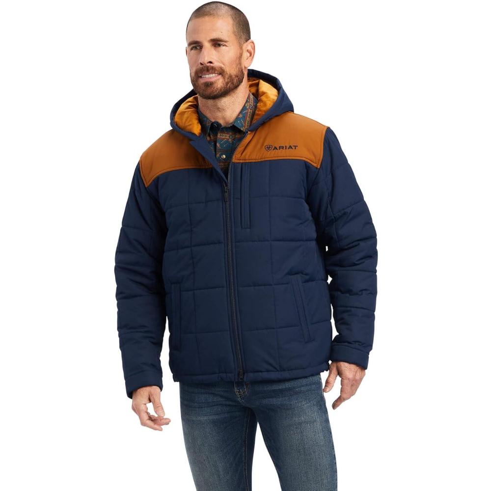 imageAriat Mens Crius Hooded Insulated JacketNavy