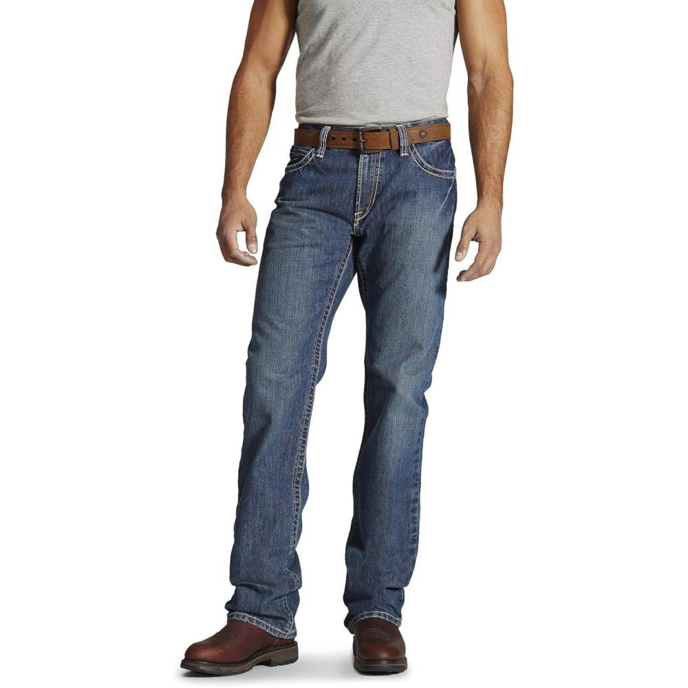 imageAriat Mens FR M4 Basic Relaxed Fit Boot Cut Workwear JeanShale