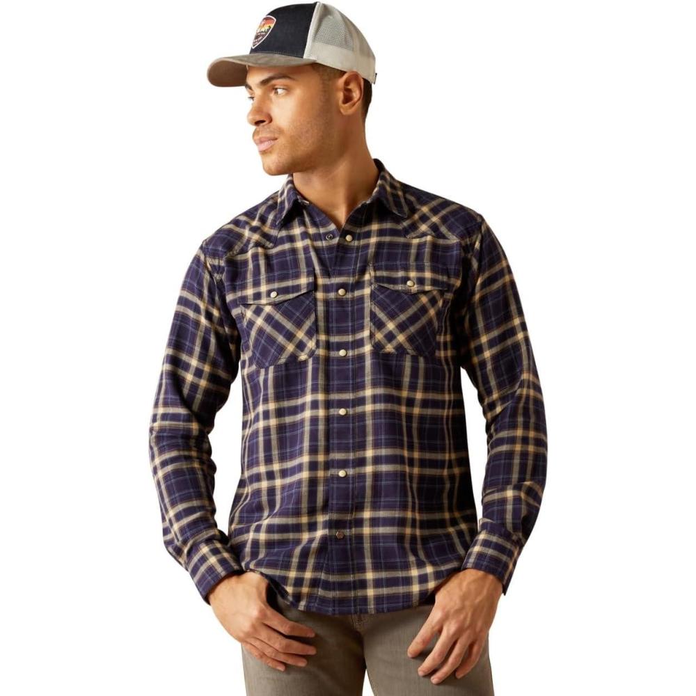 imageAriat Mens Holin Retro Fit ShirtDark Denim