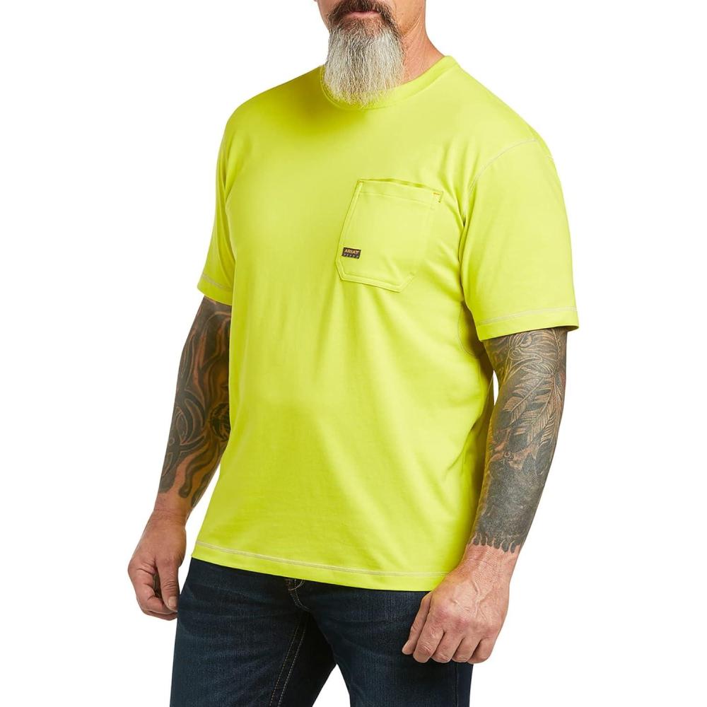 imageAriat Mens Rebar Short Sleeve CrewSulphur Spring