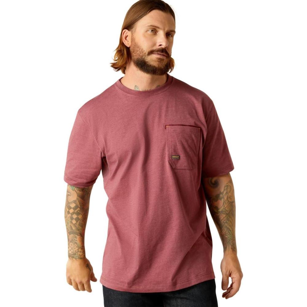 imageAriat Mens Rebar Workman 360 AirflowBurgundy Heather